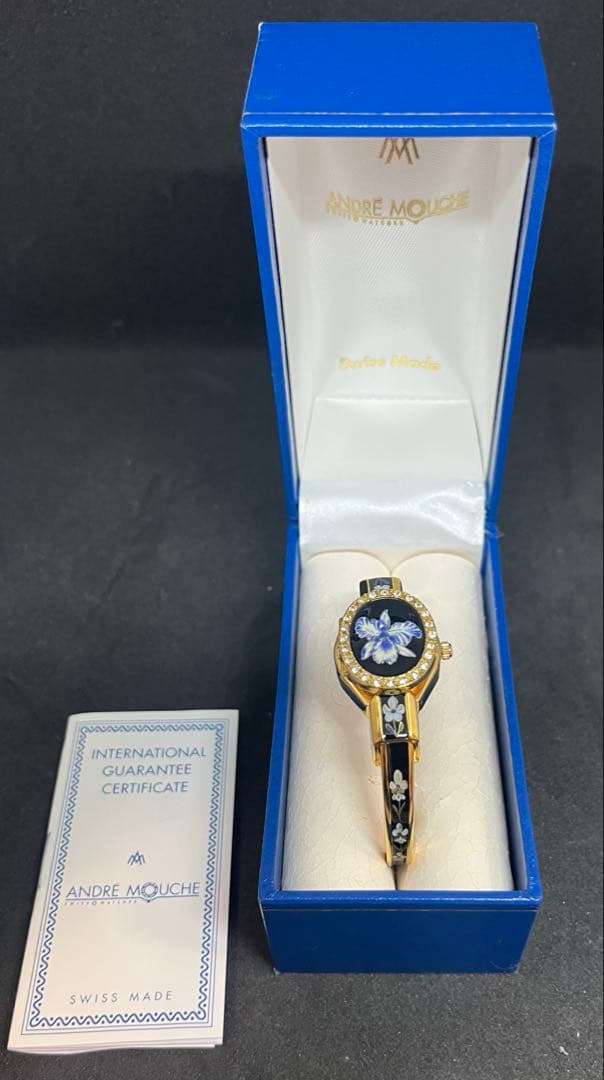ANDRE MOUCHE ブレスレット腕時計 SWISS MADE