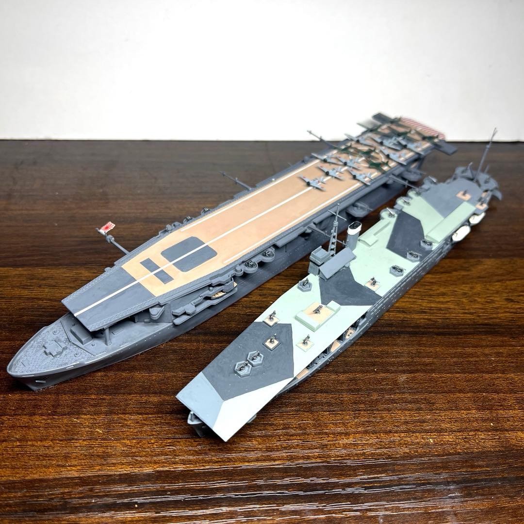1/700 日本海軍　空母　大鷹　　日本陸軍　強襲揚陸艦　あきつ丸 1/700 日本海軍 空母 大鷹 日本陸軍 強襲揚陸艦 あきつ丸 - メルカリ