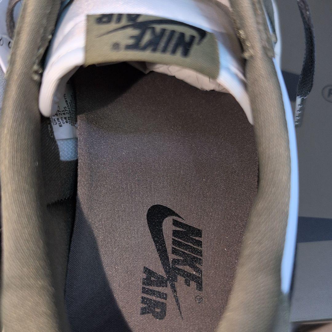 NIKE Air Jordan 1 Low ホワイト/オリーブ　27.5cm