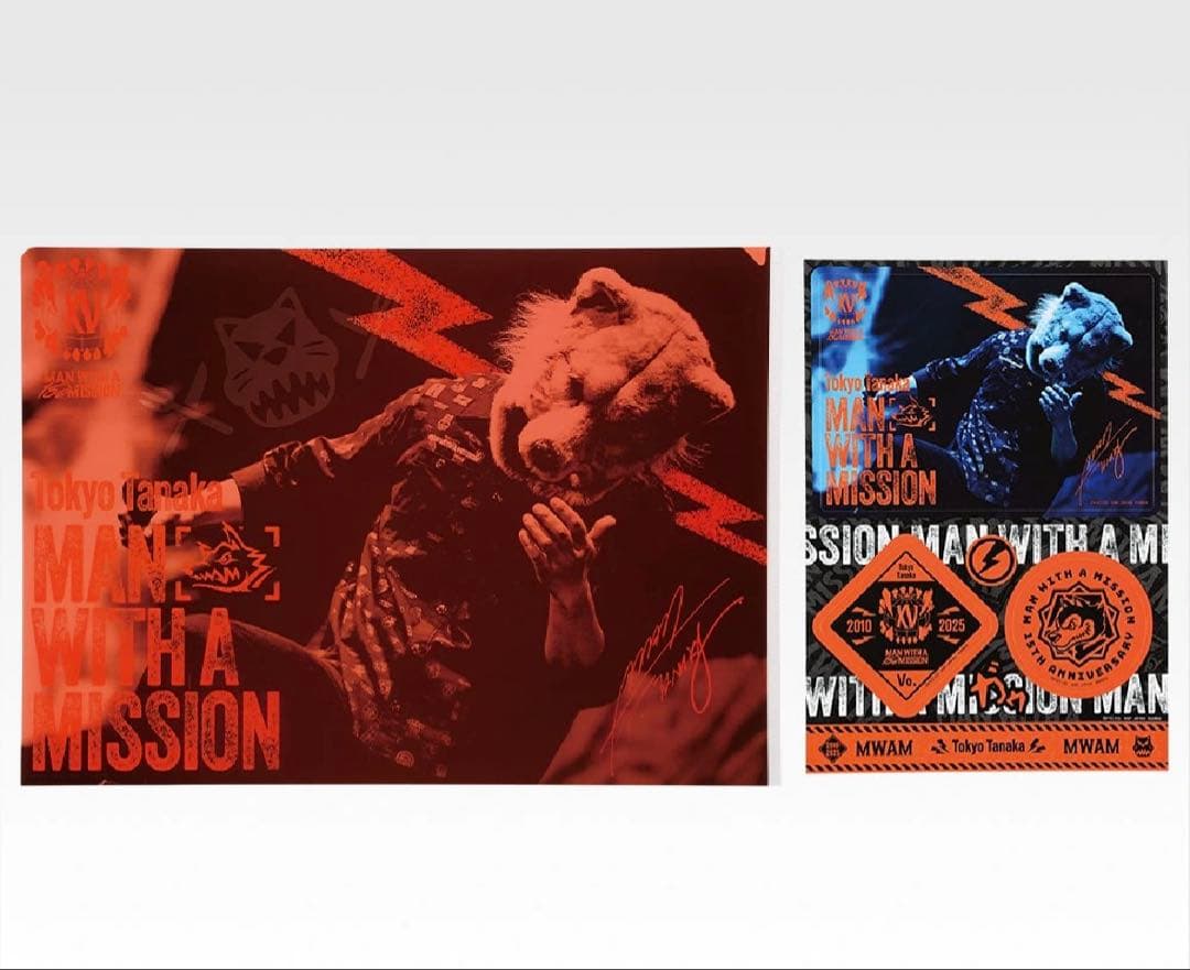 一番くじ マンウィズ トーキョー・タナカ クリアファイル&ステッカー