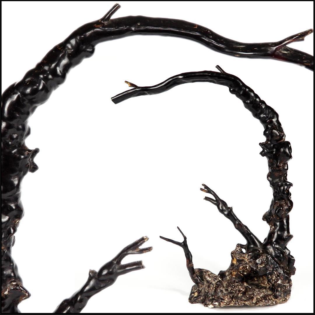 中国美術 時代 天然 隨形 海松 置物 大型 古美術 深海松 黒珊瑚