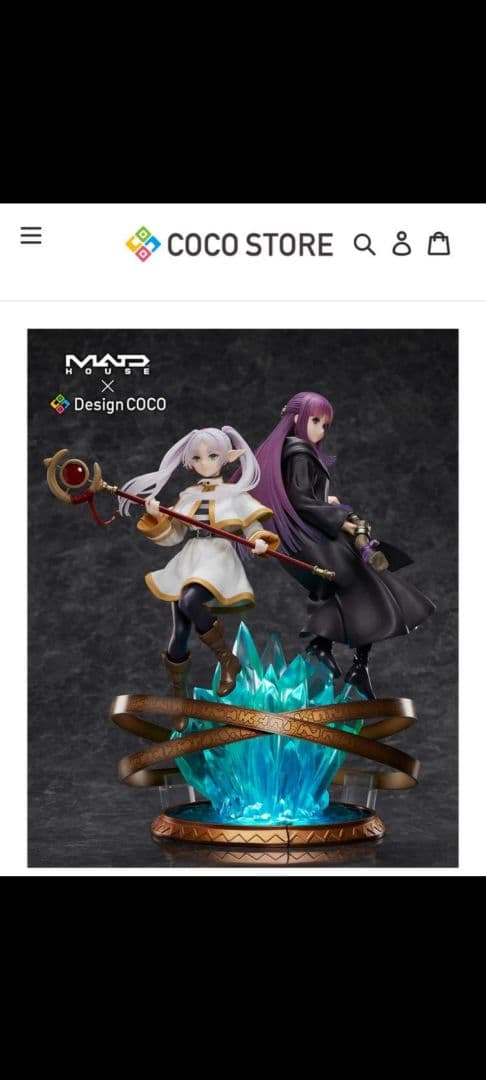 葬送のフリーレン フリーレン＆フェルン 　デザインココ フィギュア　特典付 葬送のフリーレン フェルン [マッドハウス × デザインココ Anime