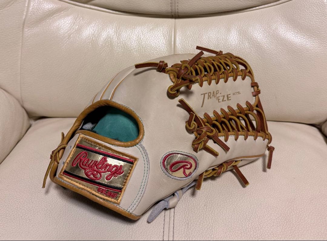 ローリングス 軟式オーダー内野手用グローブ　ゴールドラベル 型付け済み　OS 楽天市場】ローリングス オーダーグラブ 軟式用 HOHスペシャルオーダー