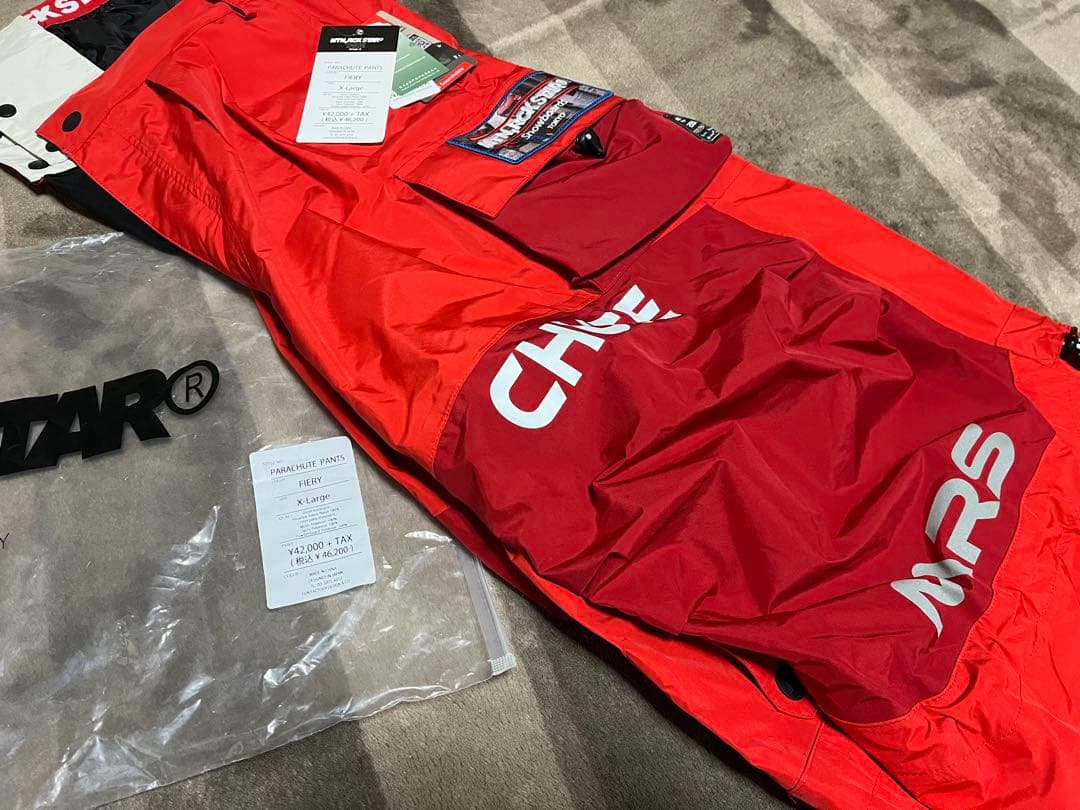 即納　新作　MTN マウンテンロックスター　パラシュートパンツ　XL 予約 26-27 マウンテンロックスター ウェア Mtn. Rock Star PARACHUTE