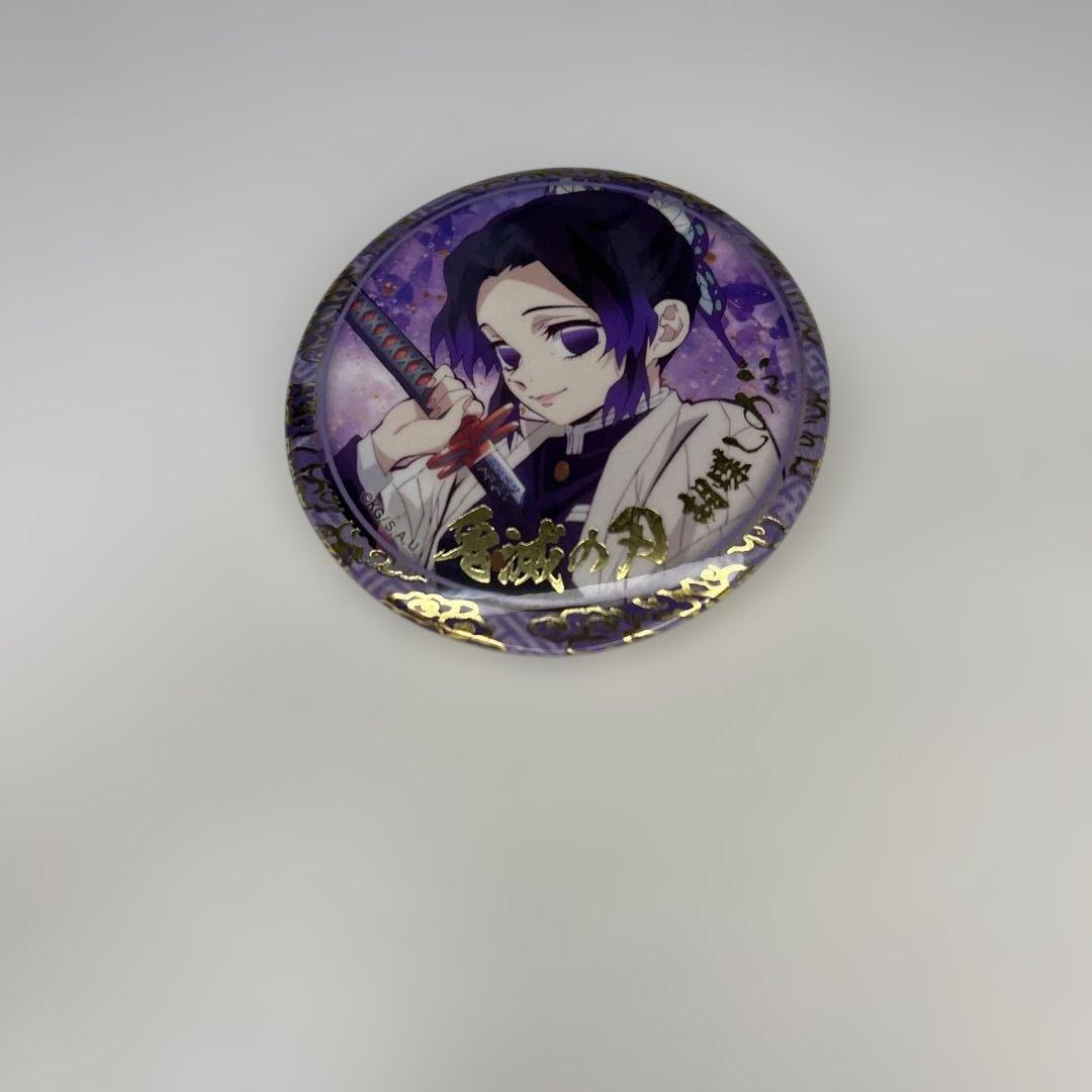 鬼滅の刃 胡蝶しのぶ 箔押し缶バッジ - メルカリ