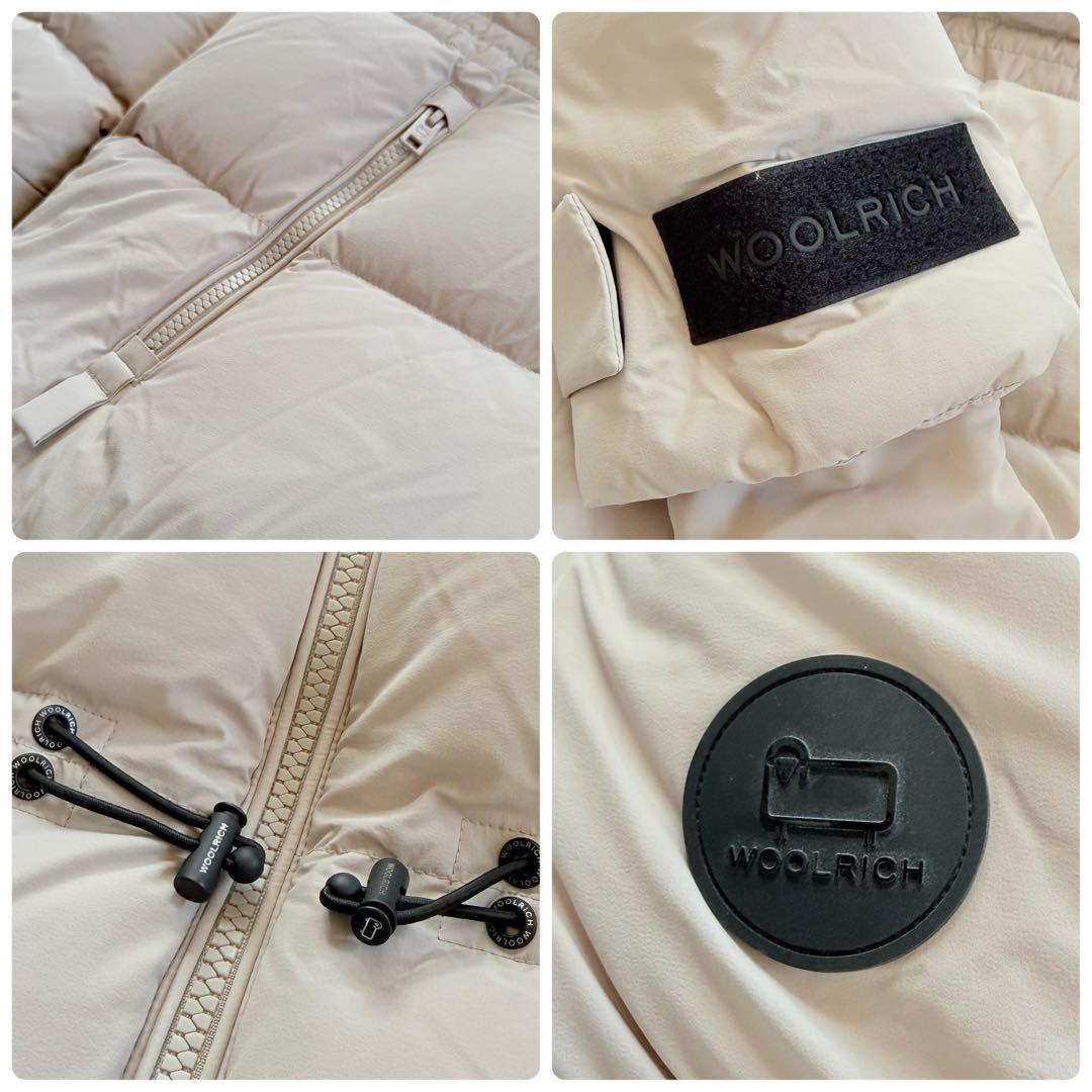 未使用級☆WOOLRICH マットストレッチ パファージャケットダウン