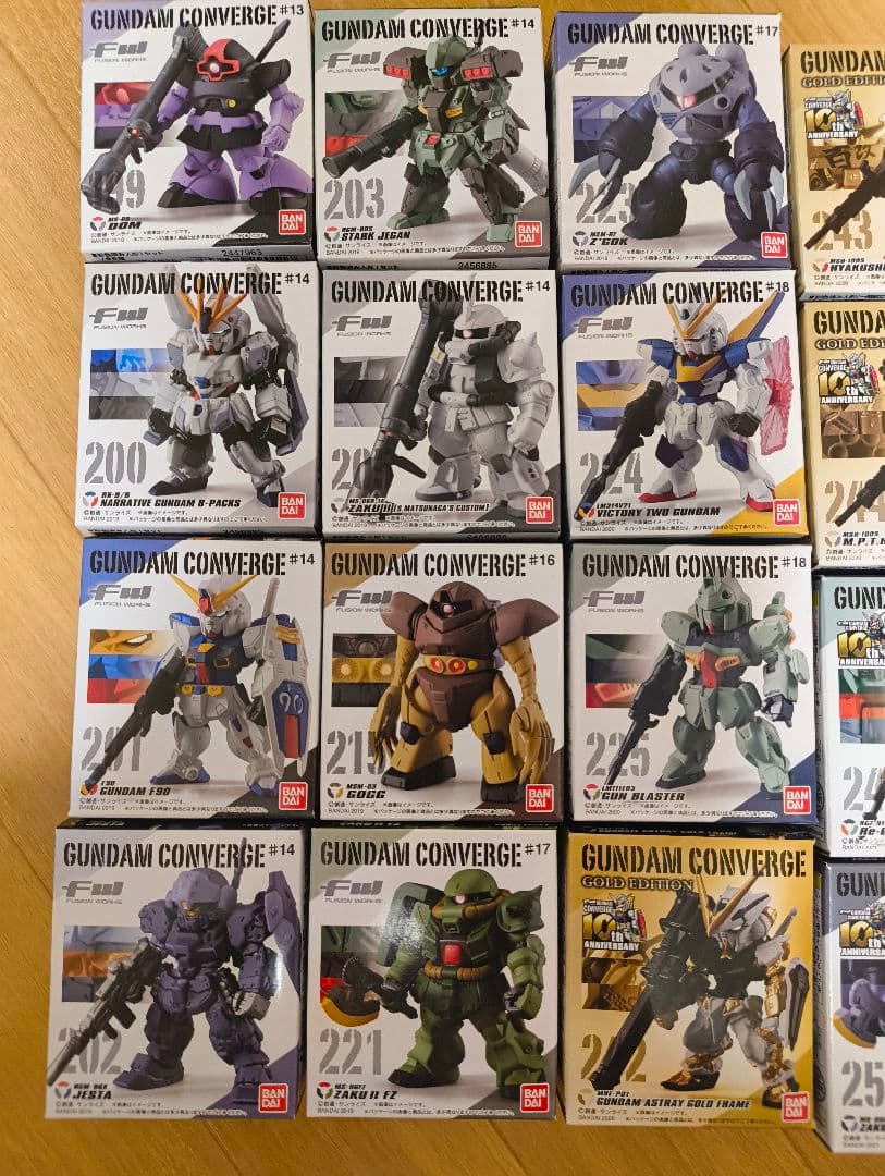 《値下げ》GUNDAM CONVERGE まとめ売り　未開封61個 開封済45個