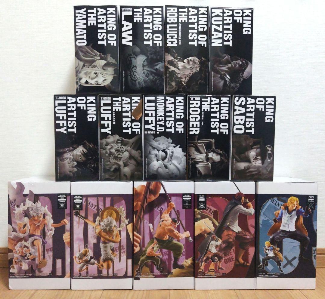 ワンピースフィギュア KING OF ARTIST Grandista 計14点 - メルカリ