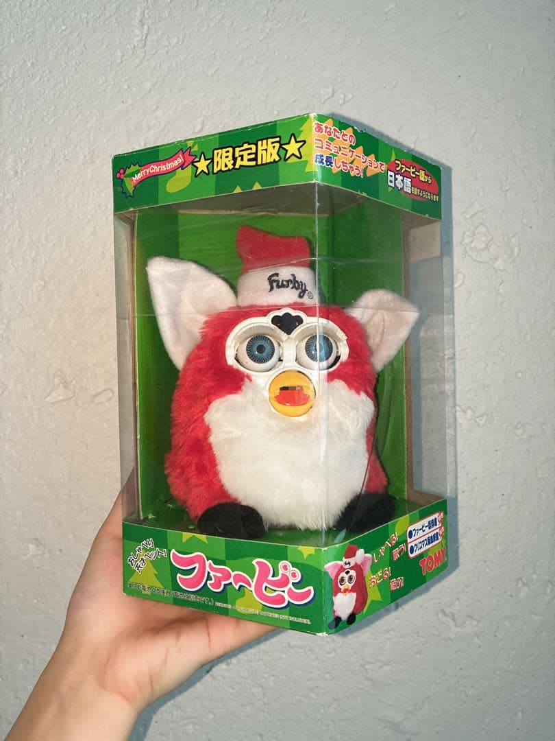 希少商品 TOMY 初代 ファービー クリスマス 限定版 日本語 - メルカリ