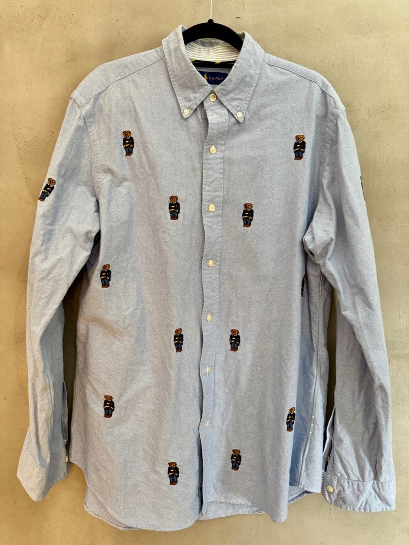 POLO Ralph Lauren ポロベア オックスフォードシャツ L