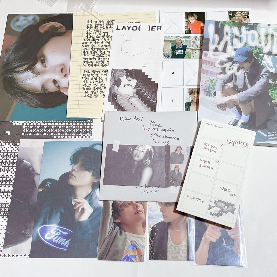 テヒョン BTS V テテ アルバム Layover 紫 purple トレカ - メルカリ