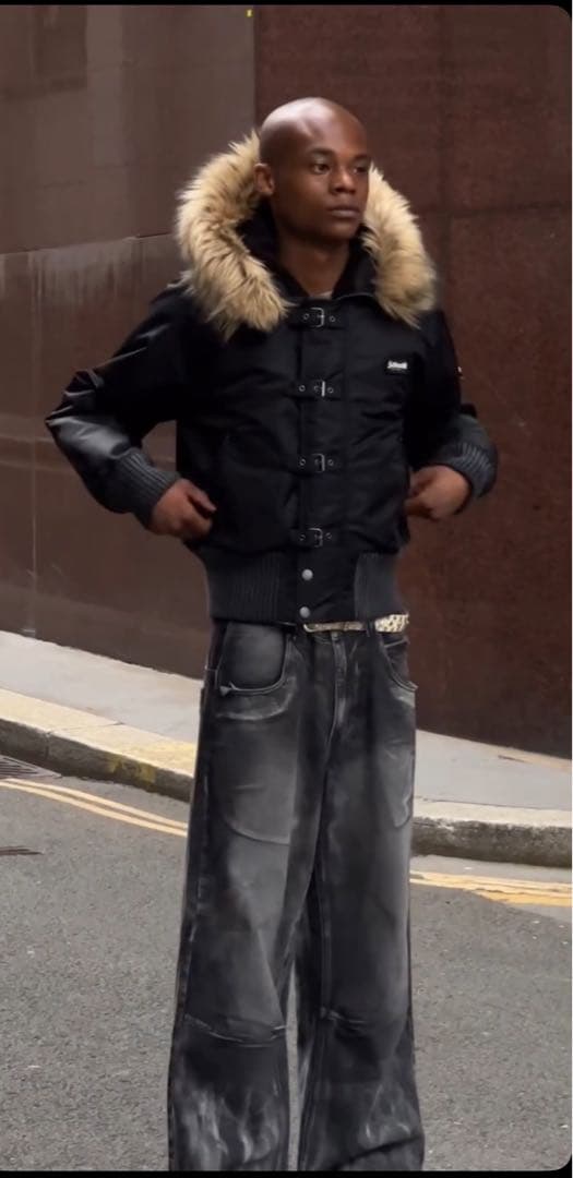 jaded london Black Jet Jacket - メルカリ