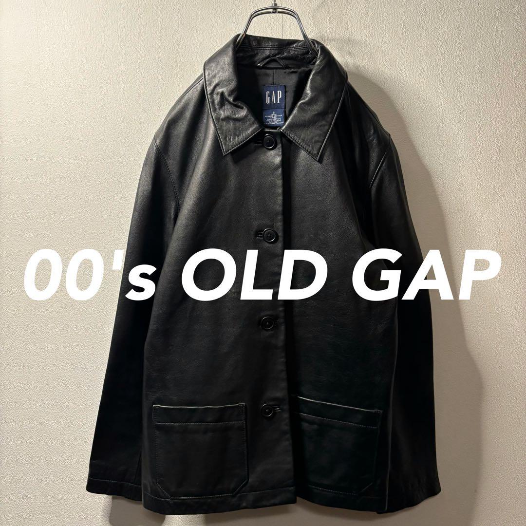 00's OLD GAP 本革 ラムレザー ジャケット ブルゾン ギャップ - メルカリ