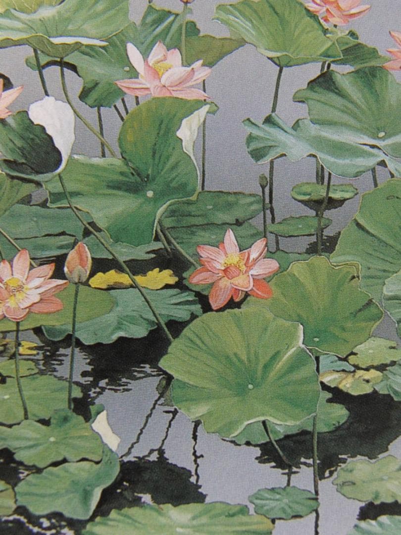 浜田泰介、【盛夏】、希少な額装用画集より、状態良好、新品額装付