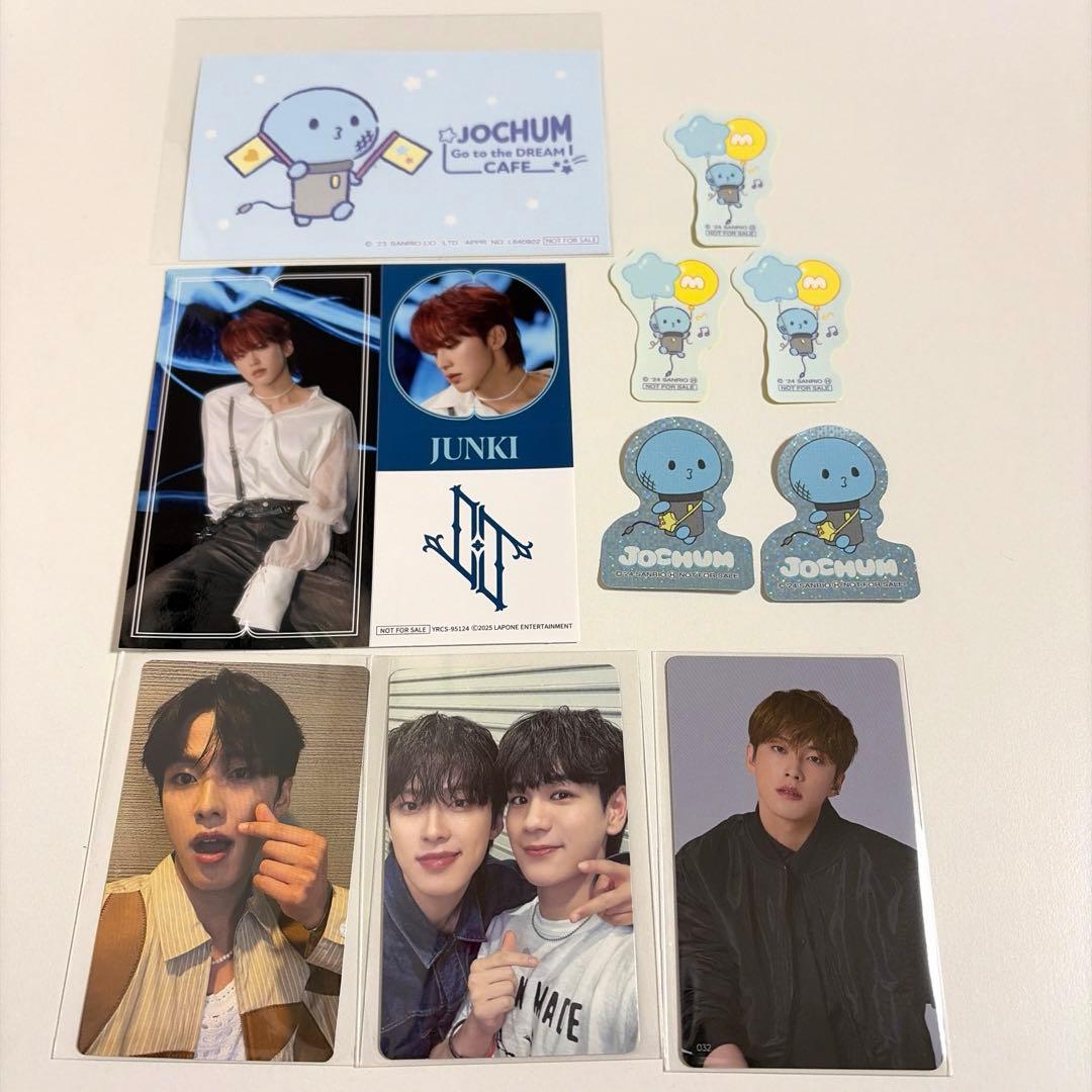 JO1 河野純喜 豆原一成 JOCHUM マイクン トレカ ステッカー セット