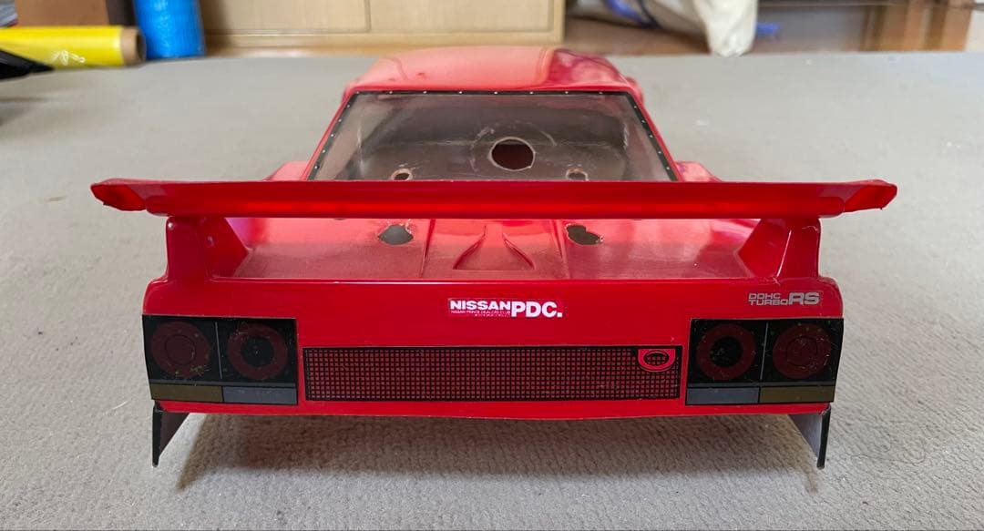 R30スカイライン スーパーシルエット 1/10ラジコンボディ 塗装品・中古