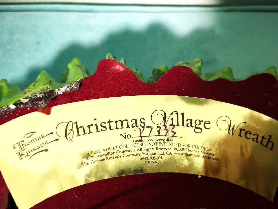 ゆいママ様】トーマスキンケード リース ビクトリア朝のクリスマス