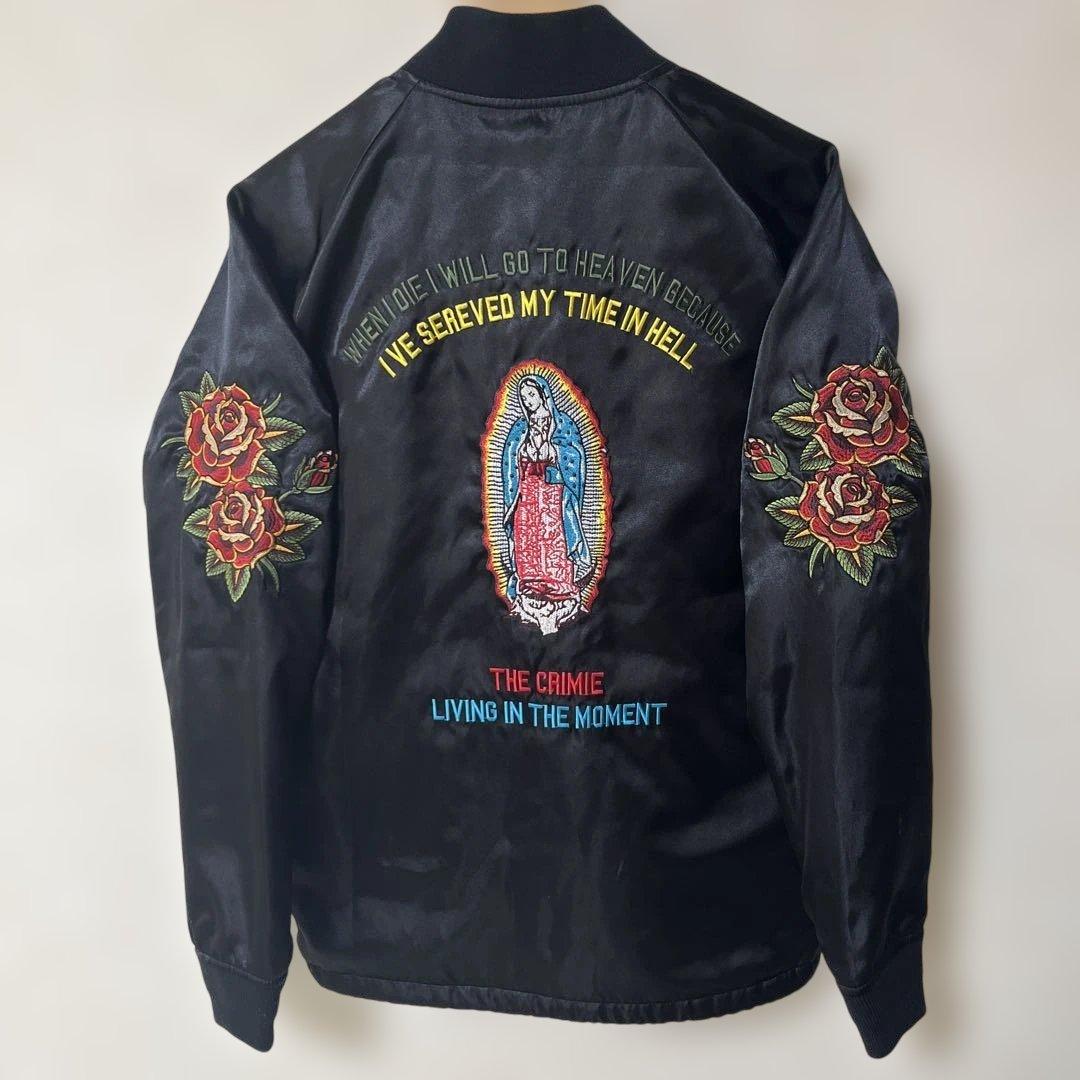 CRIMIE マリア 刺繍 スカジャン 廃盤　Mサイズ　ジャケット MA-1