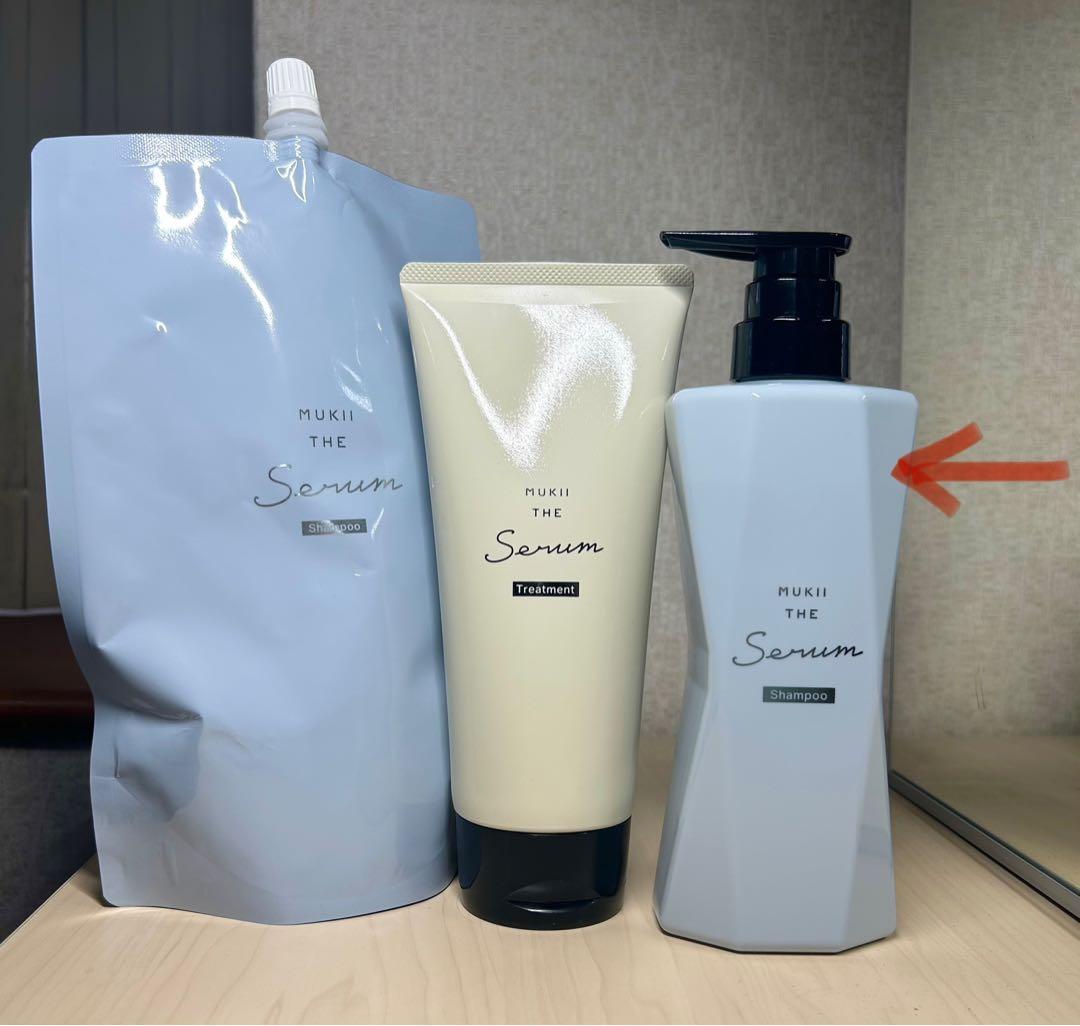 MUKIIミューキー ザセラムシャンプートリートメント シャンプー詰め替えセット