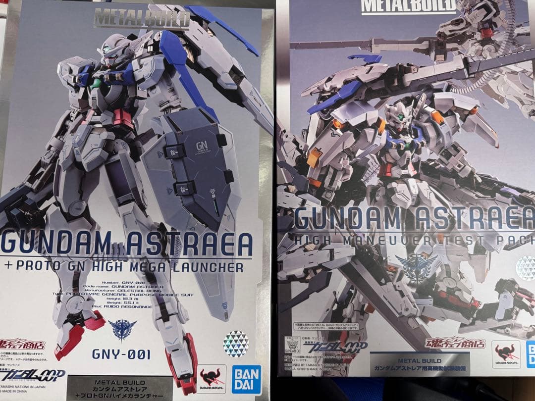 セット売り　L BUILD ガンダムアストレア+高機動試験装備 METAL BUILD ガンダムアストレア用高機動試験装備 - メルカリ