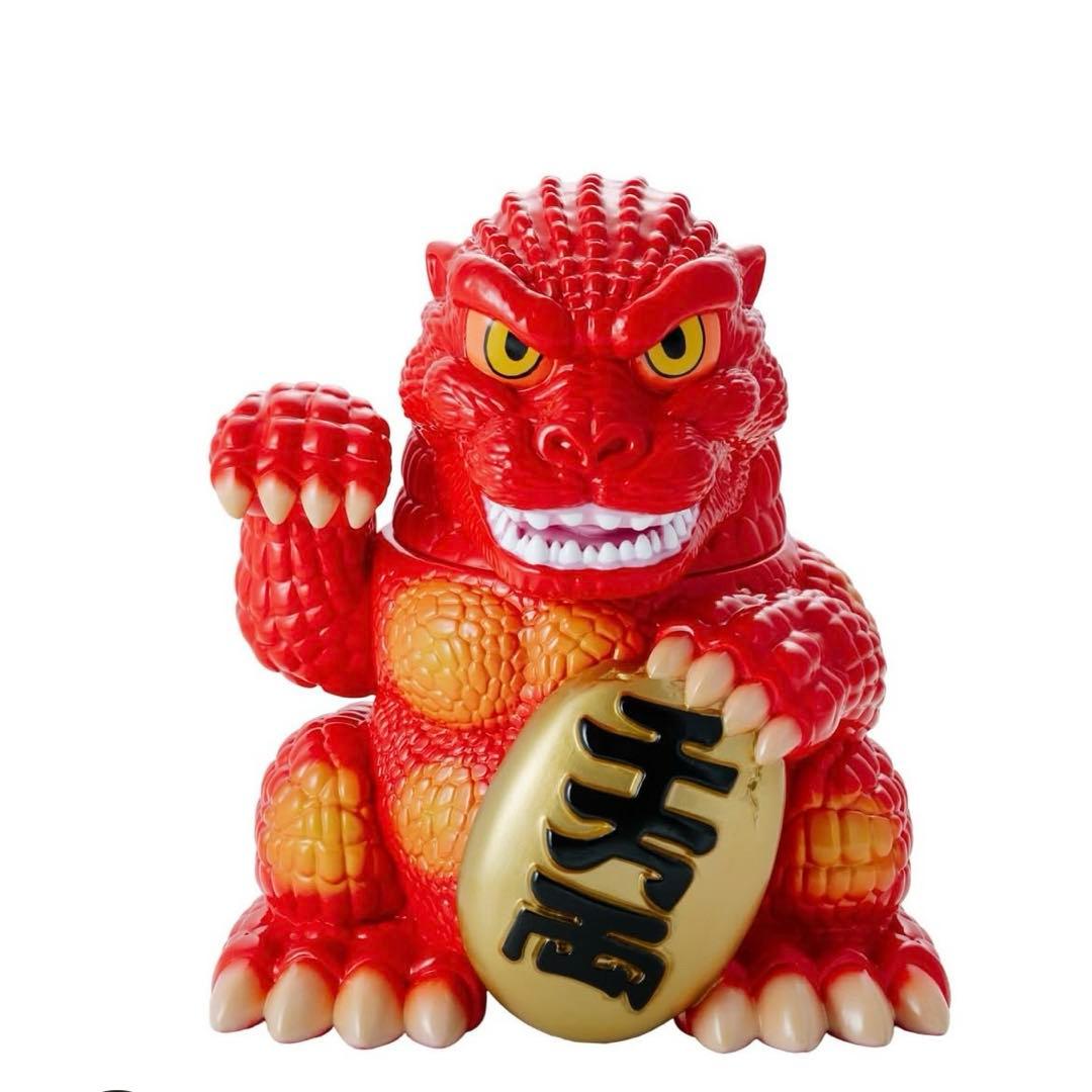 未来に帰る　ソフビ　赤　招きゴジラ　赤.ver ワンダーフェスティバル2026W