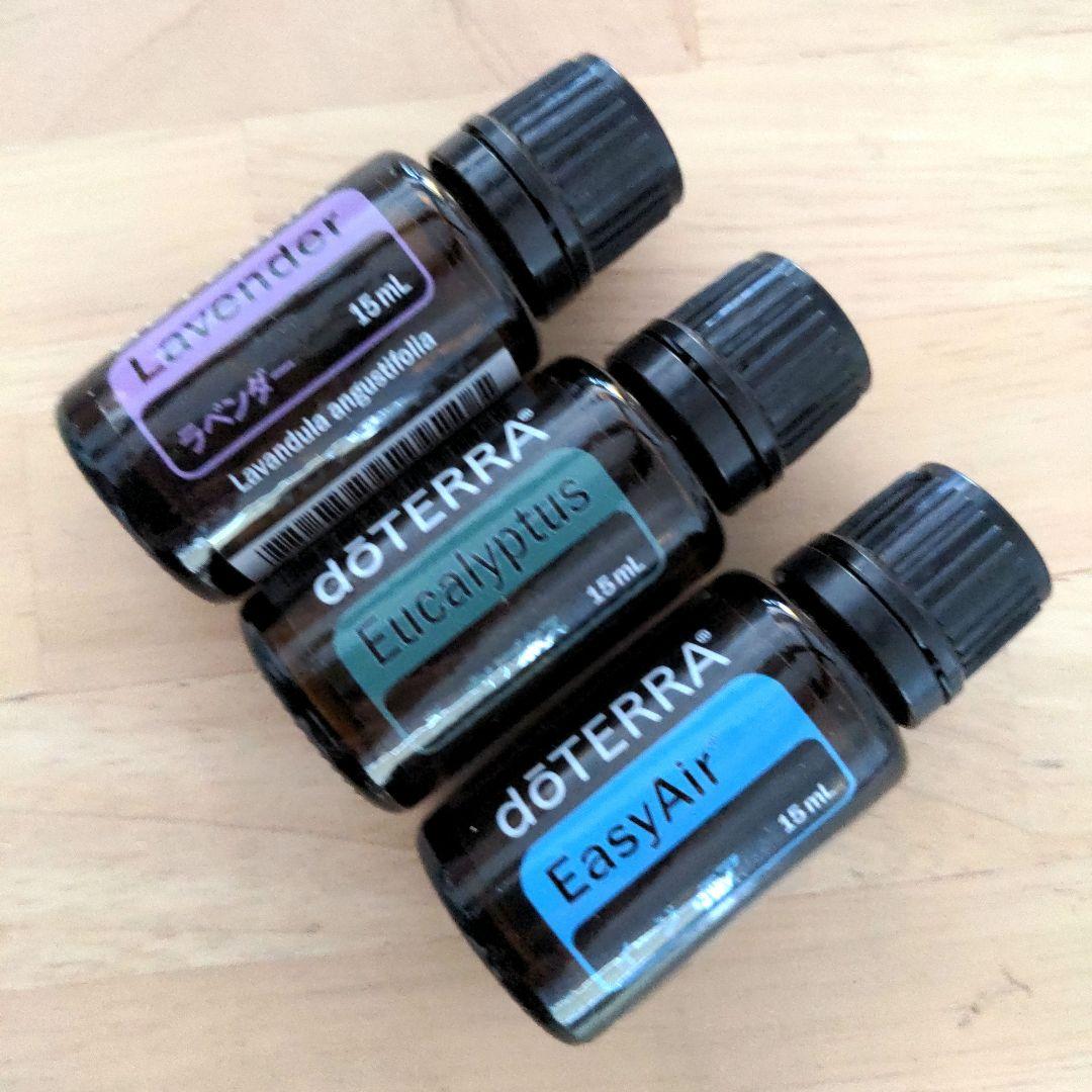 ドテラ　doTERRA　ラベンダー&ユーカリプタス&イージーエア15ml 　新品