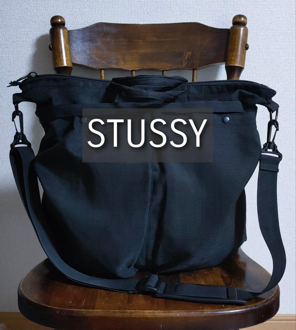 【STUSSY ステューシー】ヘルメットバック ショルダー レア PORTER × STUSSY（ポーター ステューシー） 2WAYヘルメットタンカー