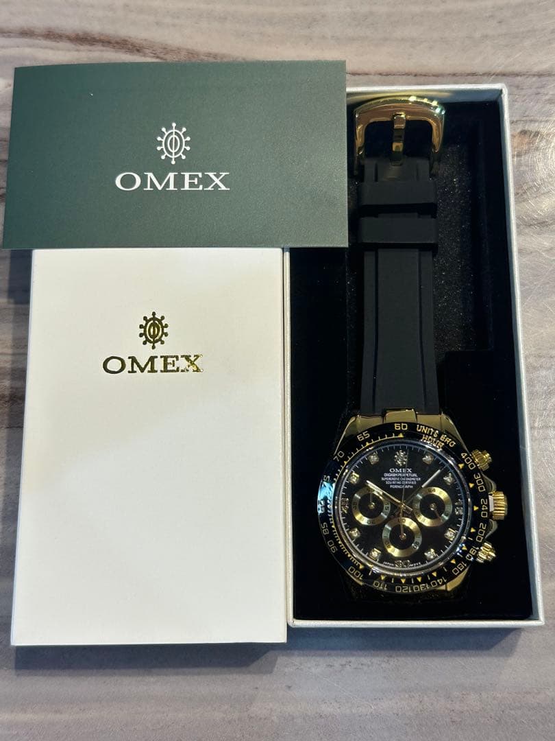 OMEX クロノグラフ 時計 新品