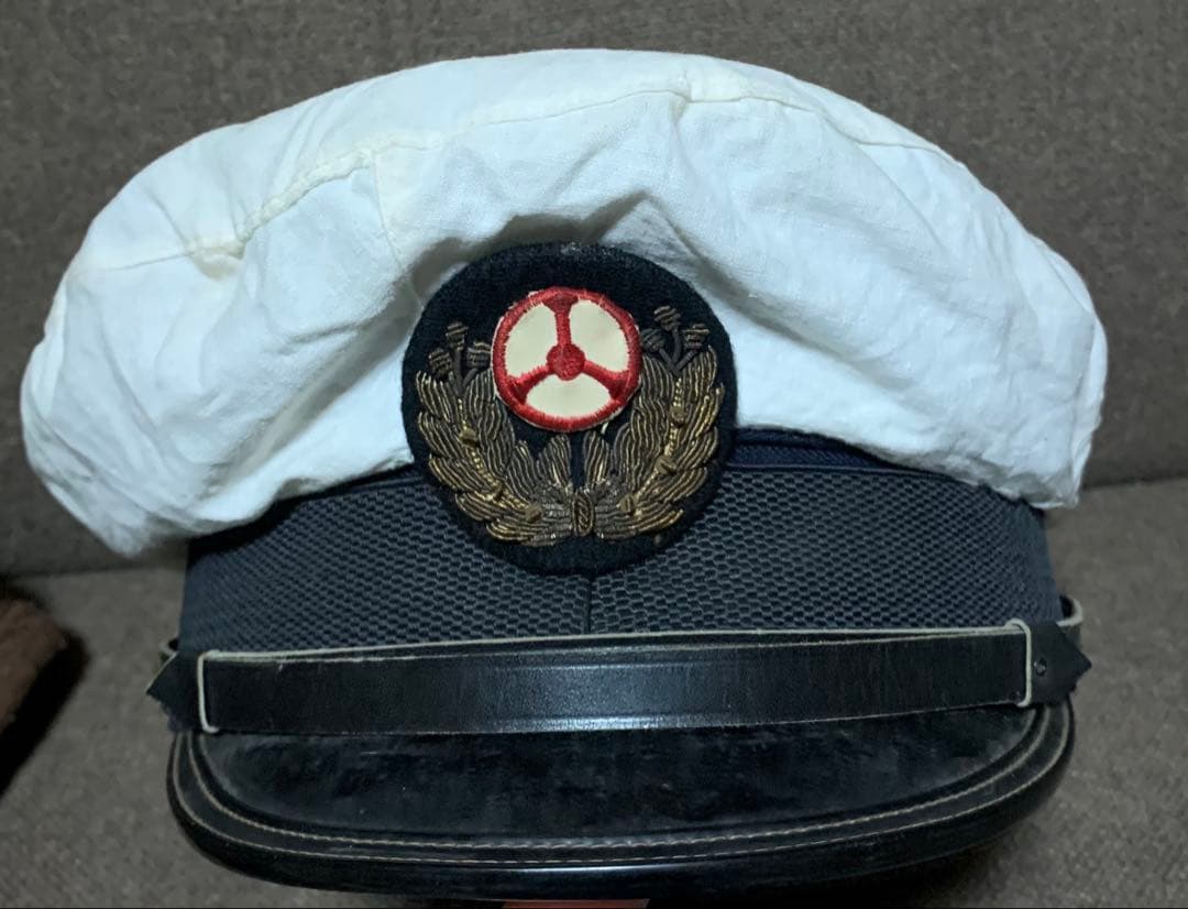 帽子　昭和　レトロ　当時物　ミリタリー　海軍　ヴィンテージ　学生帽子？ MILITARY（ミリタリー） 実物 新品 デッドストック 米軍 OG-507