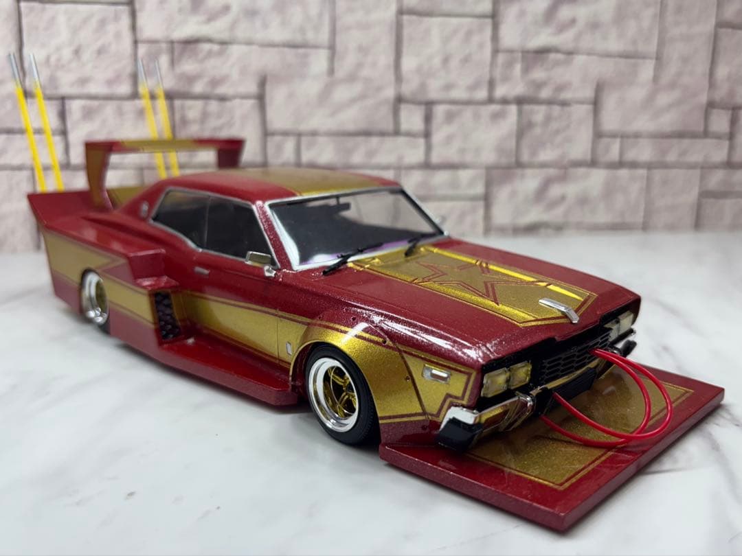 アオシマ　330グロリア　完成品 1/24 街道レーサー 7*8様 アオシマ1/24セドリック330グロリア街道レーサー旧車シルエット