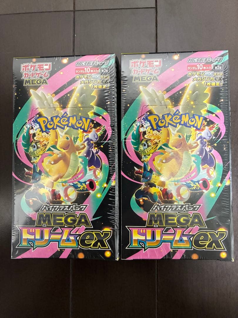 ポケモンカードゲーム MEGA ドリームEX 2個　シュリンク付き ポケモンカードゲーム 【シュリンク付き】ポケモンカードゲーム MEGA
