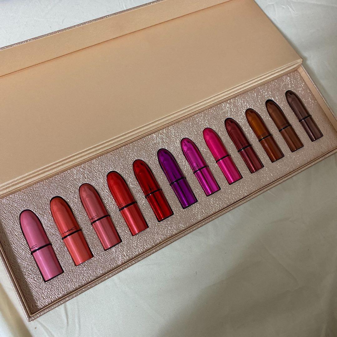 クリスマスコフレ　mac リップセット