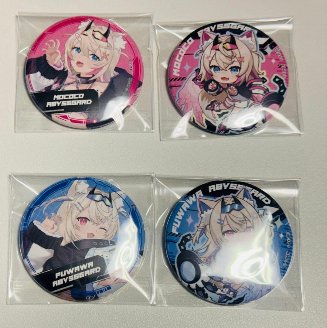 フワモコ FUWMOCO ホロライブEn AXGRIT 缶バッジ - メルカリ
