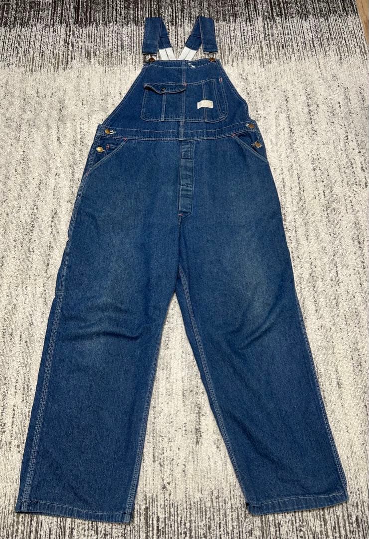 50s60s RED CAMEL オーバーオール 濃紺 USA製 ヴィンテージ 50s USA製 RED CAMEL ヴィンテージ デニム オーバーオール アメリカ
