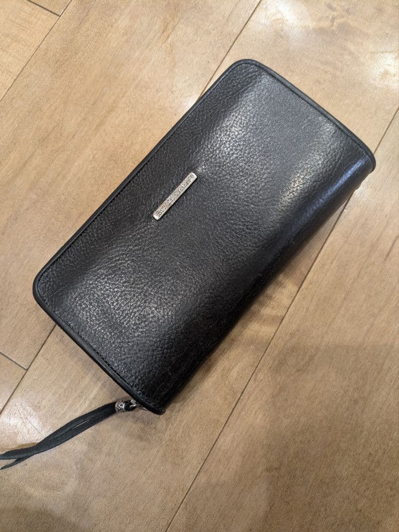 ビルウォールレザー長財布ジャンク