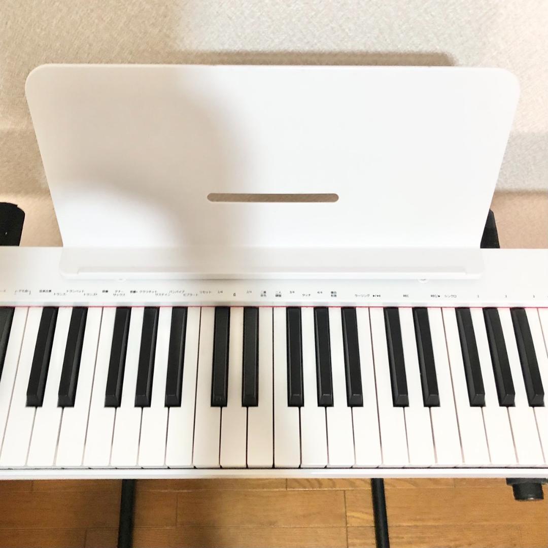 ニコマク 88鍵盤 電子ピアノ NIKOMAKU SWAN-S ホワイト - メルカリ