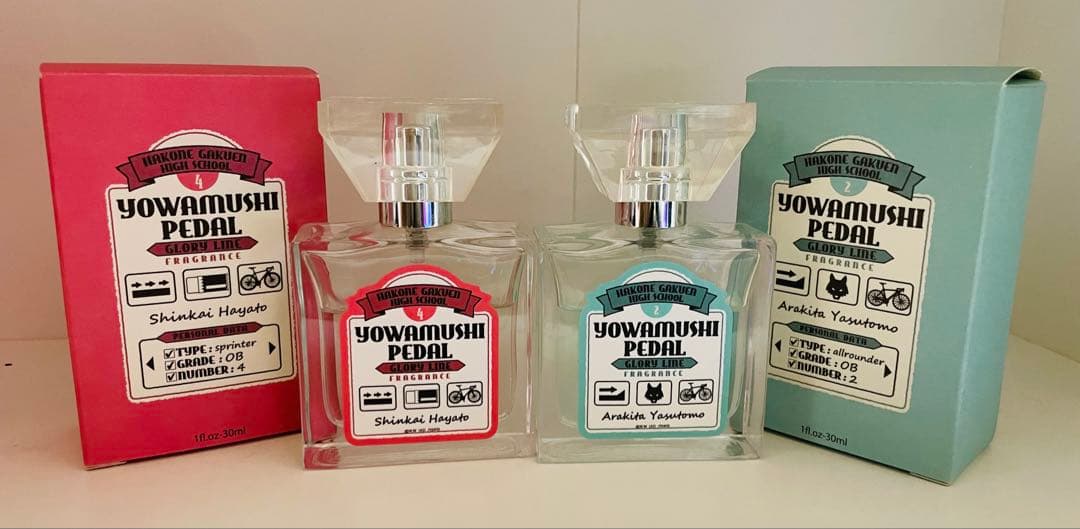 弱虫ペダル GLORY LINE フレグランス　新開隼人 荒北靖友 香水