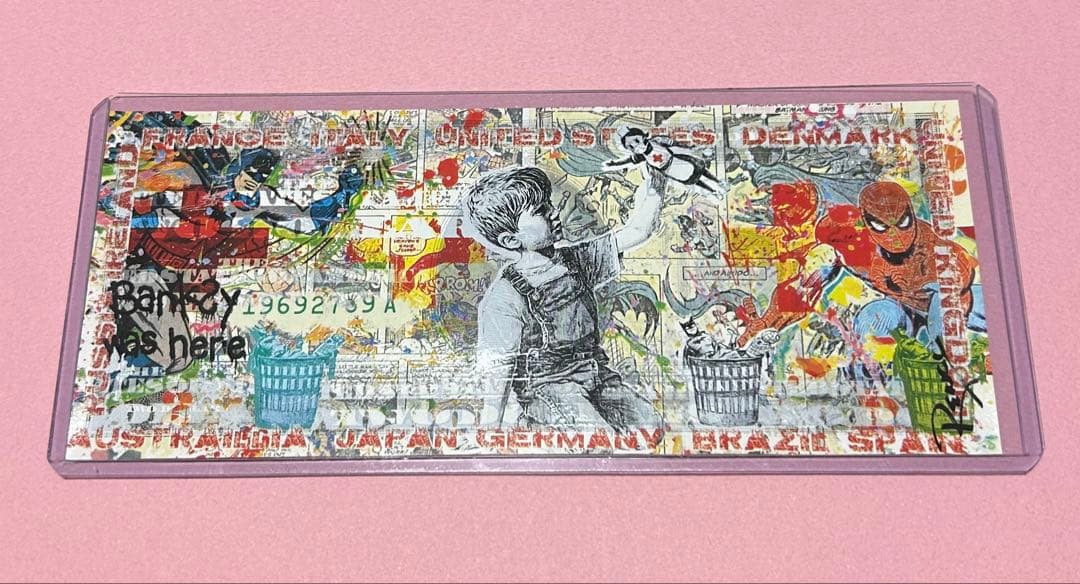 2ドル札　レンシー　Banksy was here