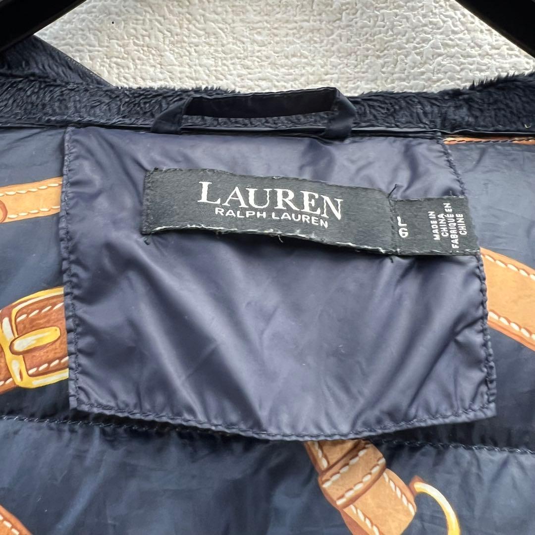 美品✨ローレンラルフローレン ダウンコート キルティング ネイビー
