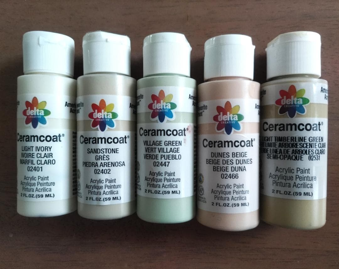 トールペイント セラムコート アメリカーナ 絵の具 合計10本 - メルカリ