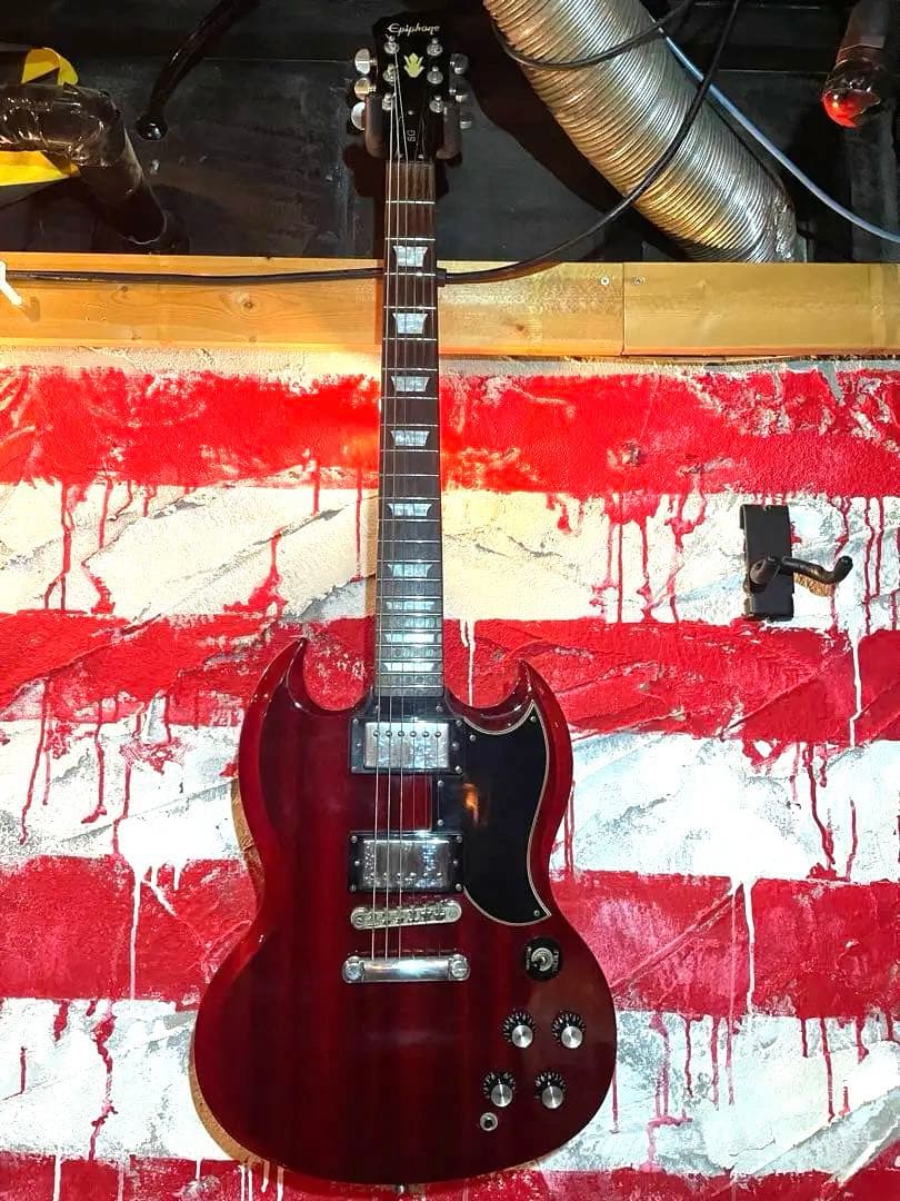 Epiphone SG チェリーレッド エレキギター
