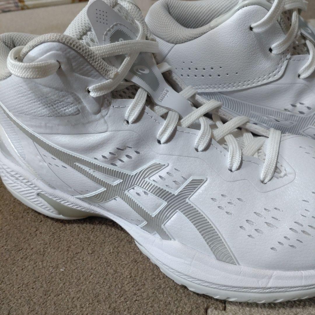 ASICS バスケットボールシューズ ホワイト　24.5cm　箱付き