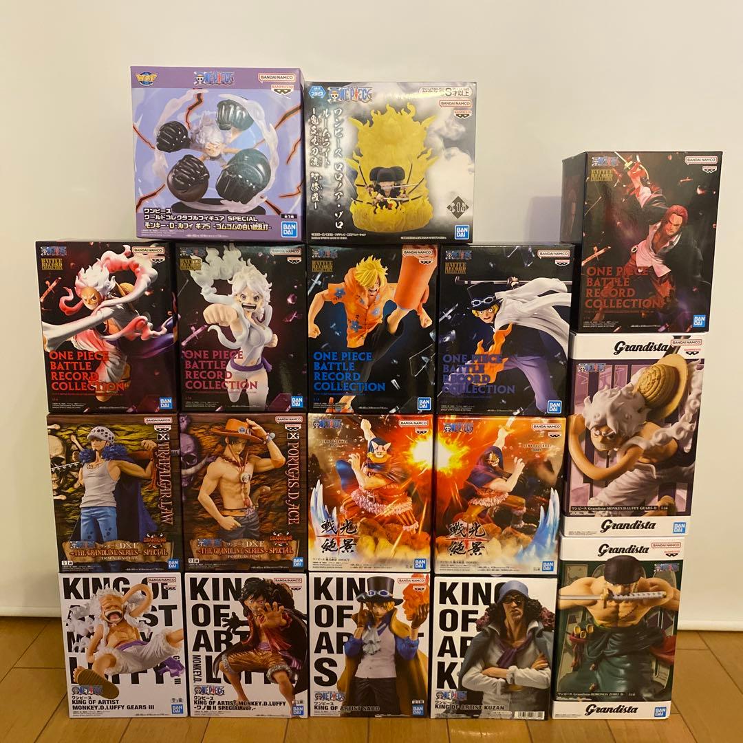 ワンピース プライズフィギュアセット ニカ ギア5 ルフィgrandista