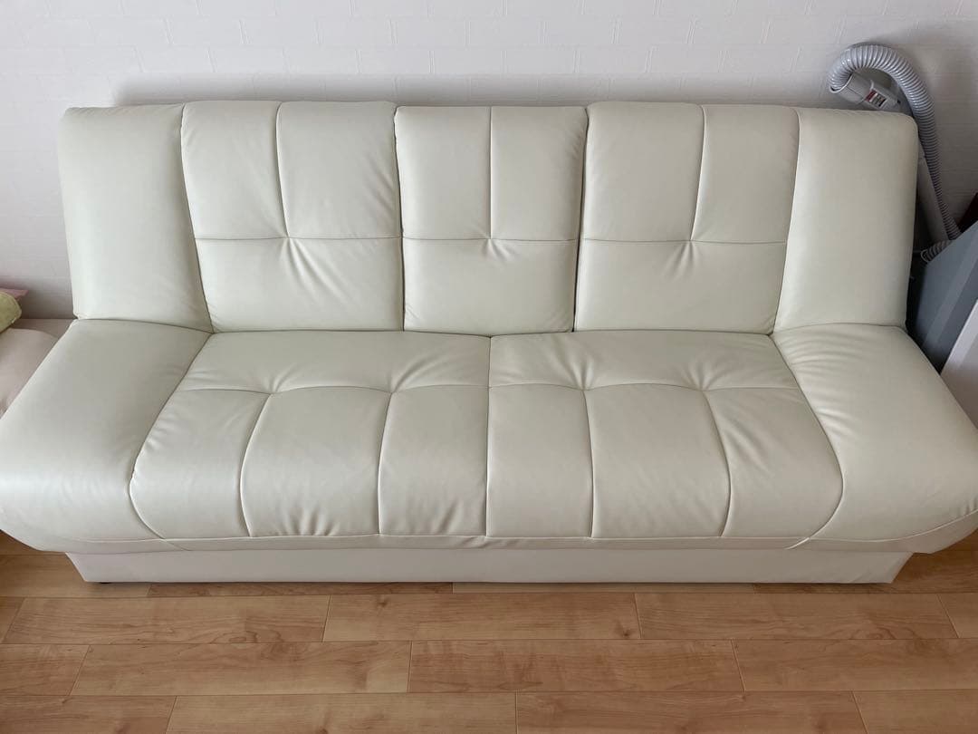 ニトリソファベッド　簡易テーブル付き【たのメル便】値下げ‼️