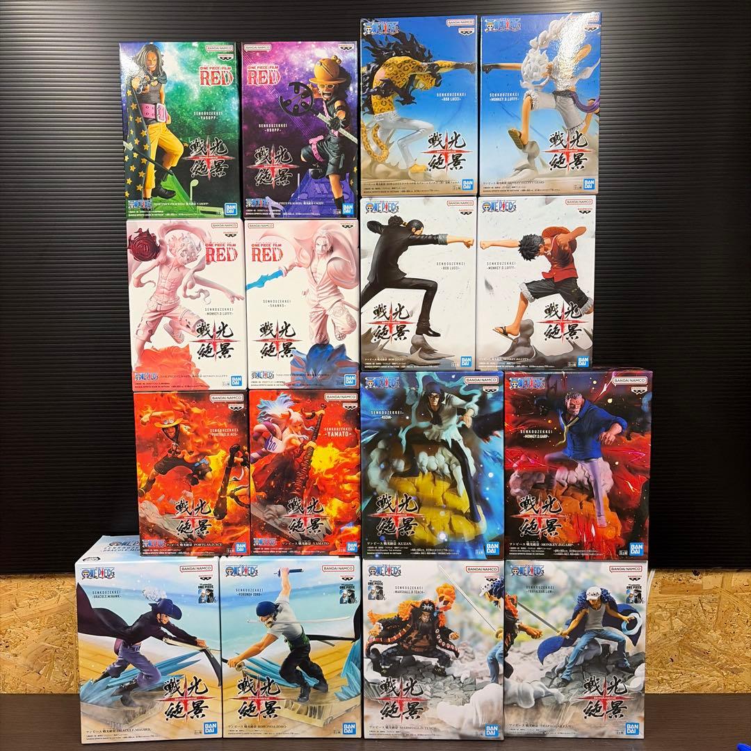 ワンピース プライズ　フィギュア　閃光絶景 16体セット ワンピース 戦光絶景-MONKEY.D.LUFFY GEAR5-│株式会社BANDAI SPIRITS