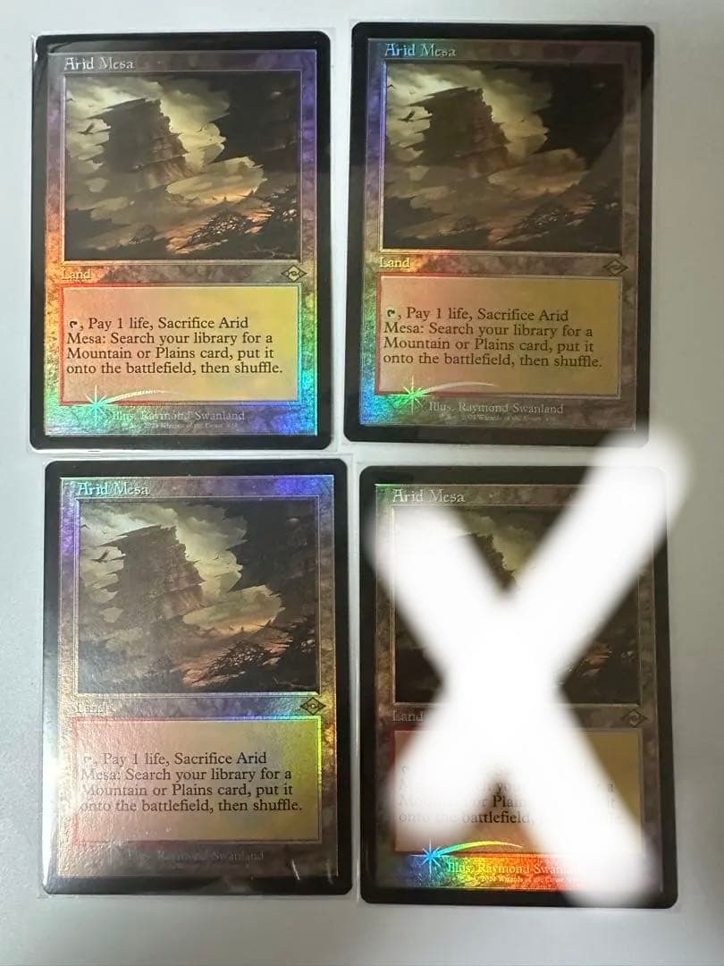 MTG 乾燥台地 英語 旧枠　foil 3枚セット