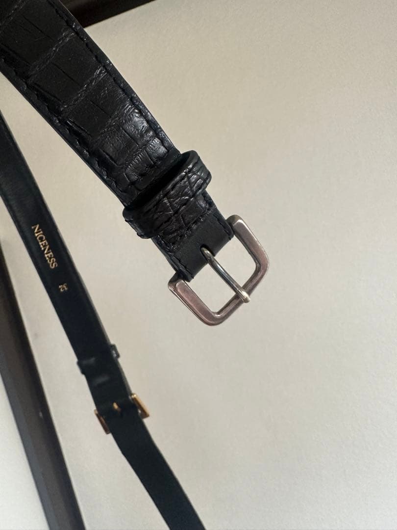 WAGAMAMA別注 NICENESS ダブルバックルベルト COMER