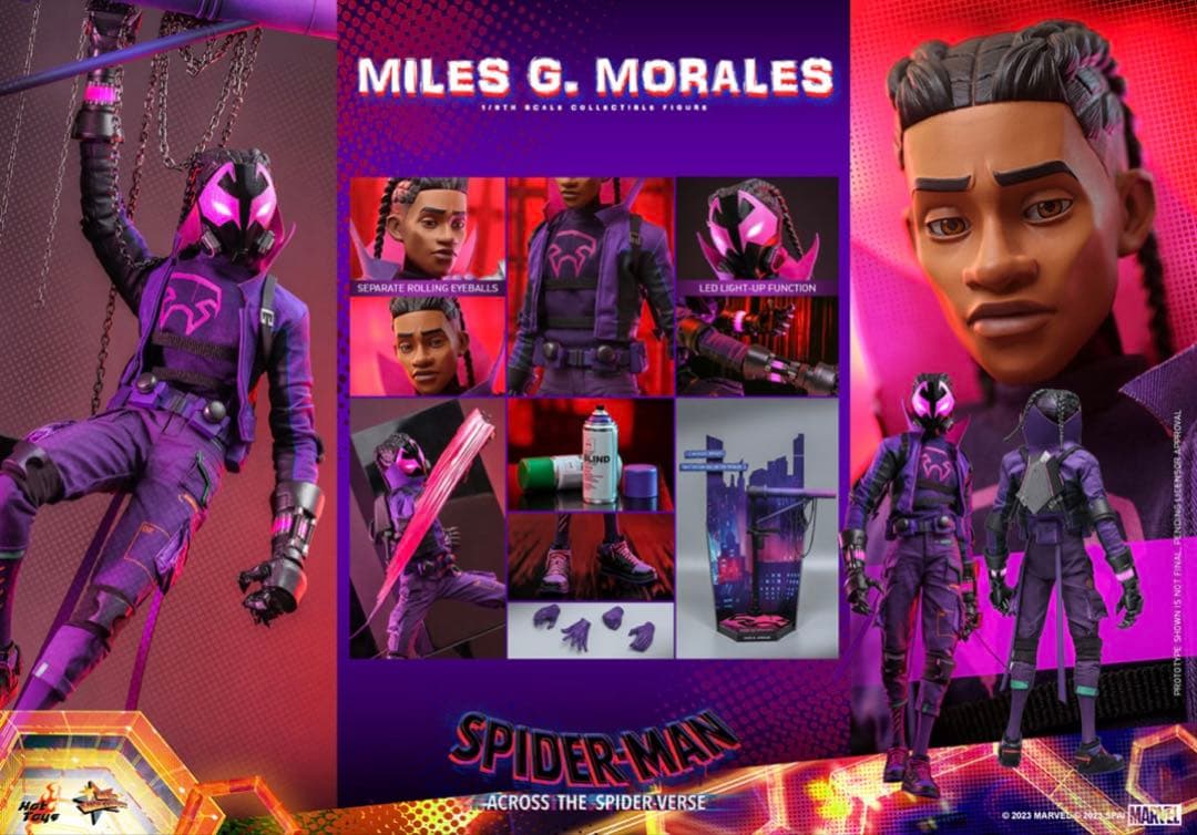 ホットトイズ　プラウラー　マイルズ・G・モラレス　アクロス・ザ・スパイダーバース ムービー・マスターピース】『スパイダーマン：アクロス・ザ