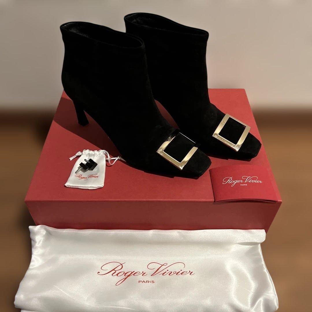 Roger Vivier ロジェヴィヴィエ　スエードブーツ 38.5