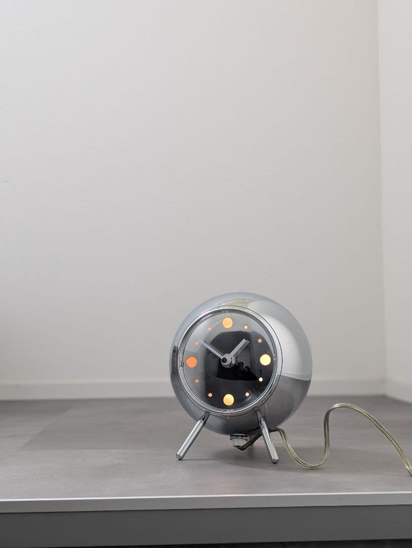 90's-00's Y2K スペースエイジ テーブルクロックランプ ヴィンテージ 90's-00's Y2K スペースエイジ テーブルクロックランプ ヴィンテージ